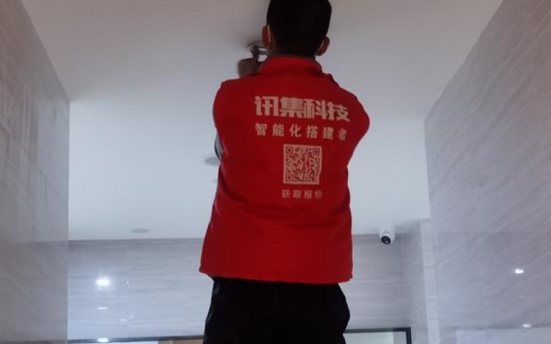 成都某公司安防監控安裝調試視頻記錄